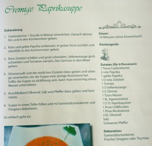Cremige Paprikasuppe