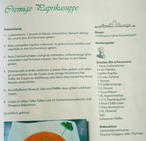 Cremige Paprikasuppe