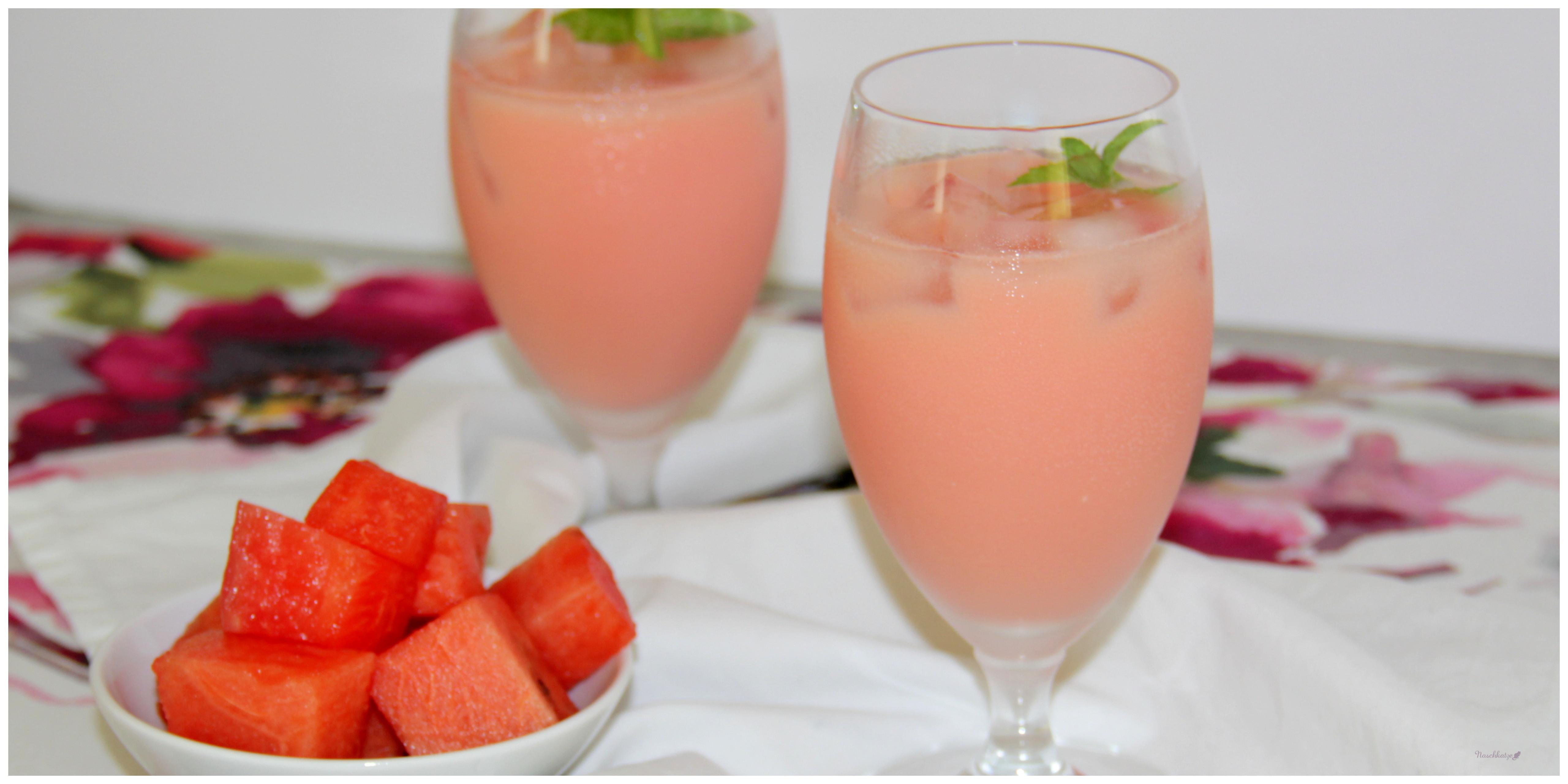 Cool an heißen Tagen: Wassermelone-Joghurt-Drink