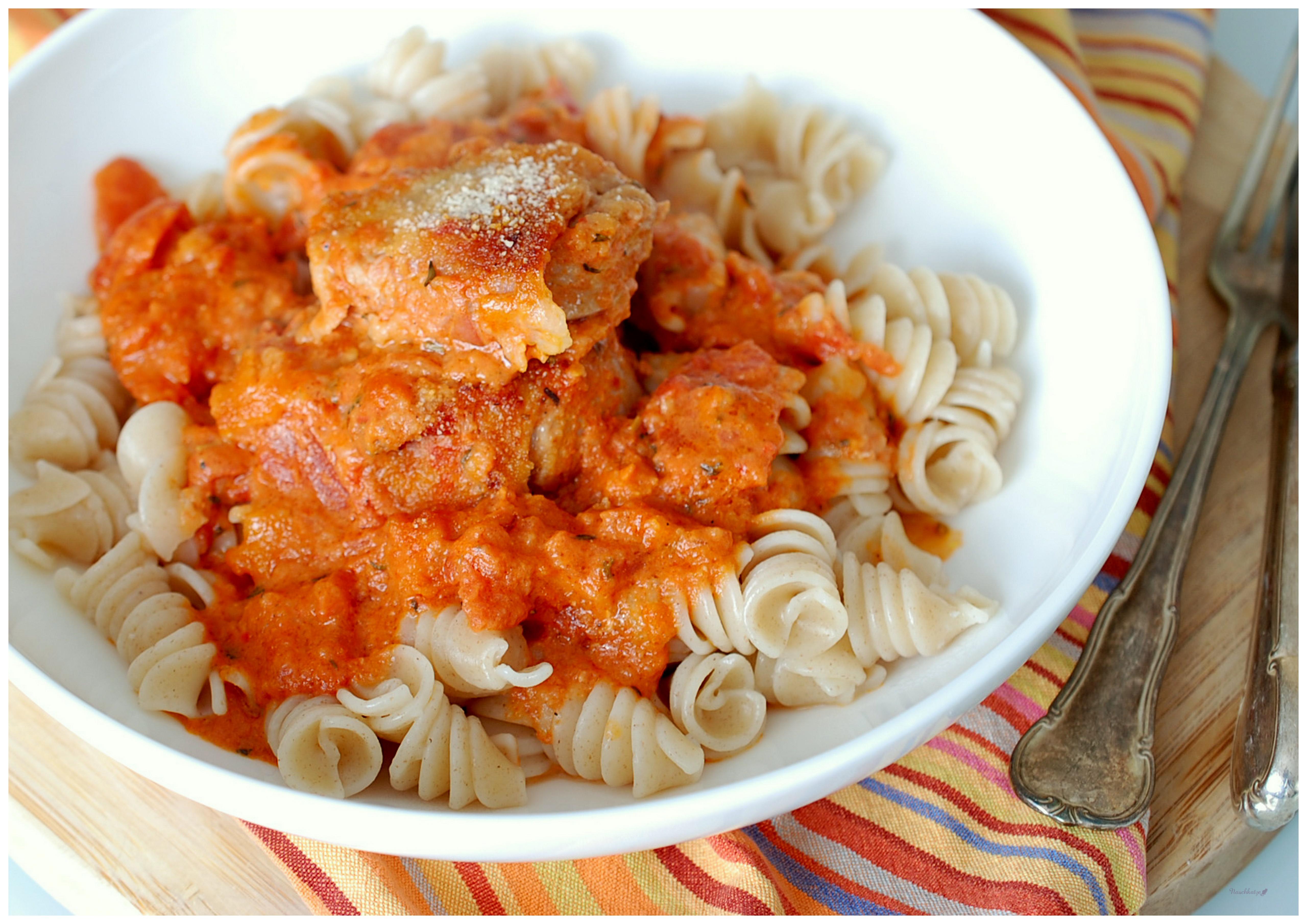 Lende toskanischer Art mit Prosciutto & Pasta