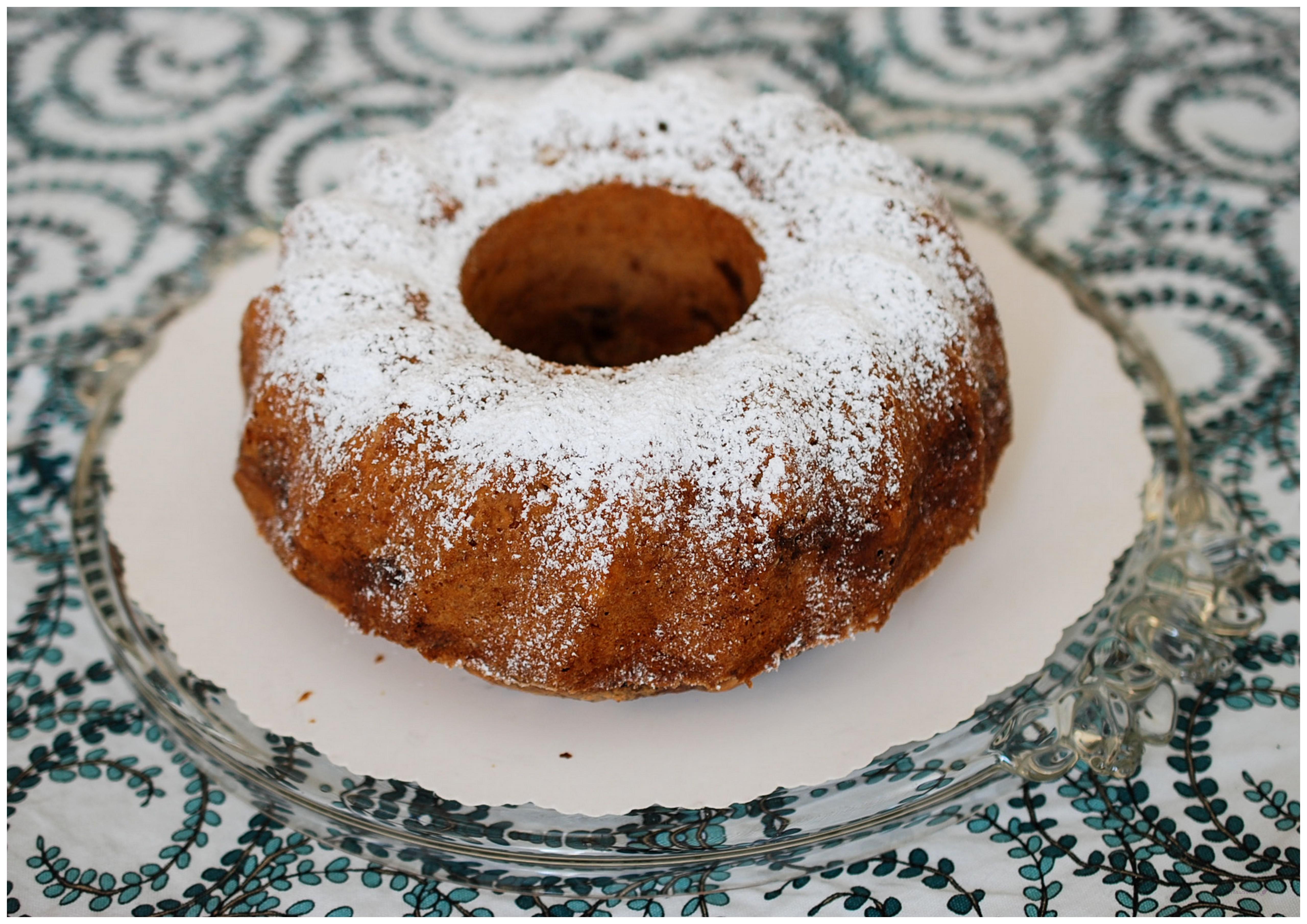 Marmorkuchen italienisch mit Mandeln & Olivenöl