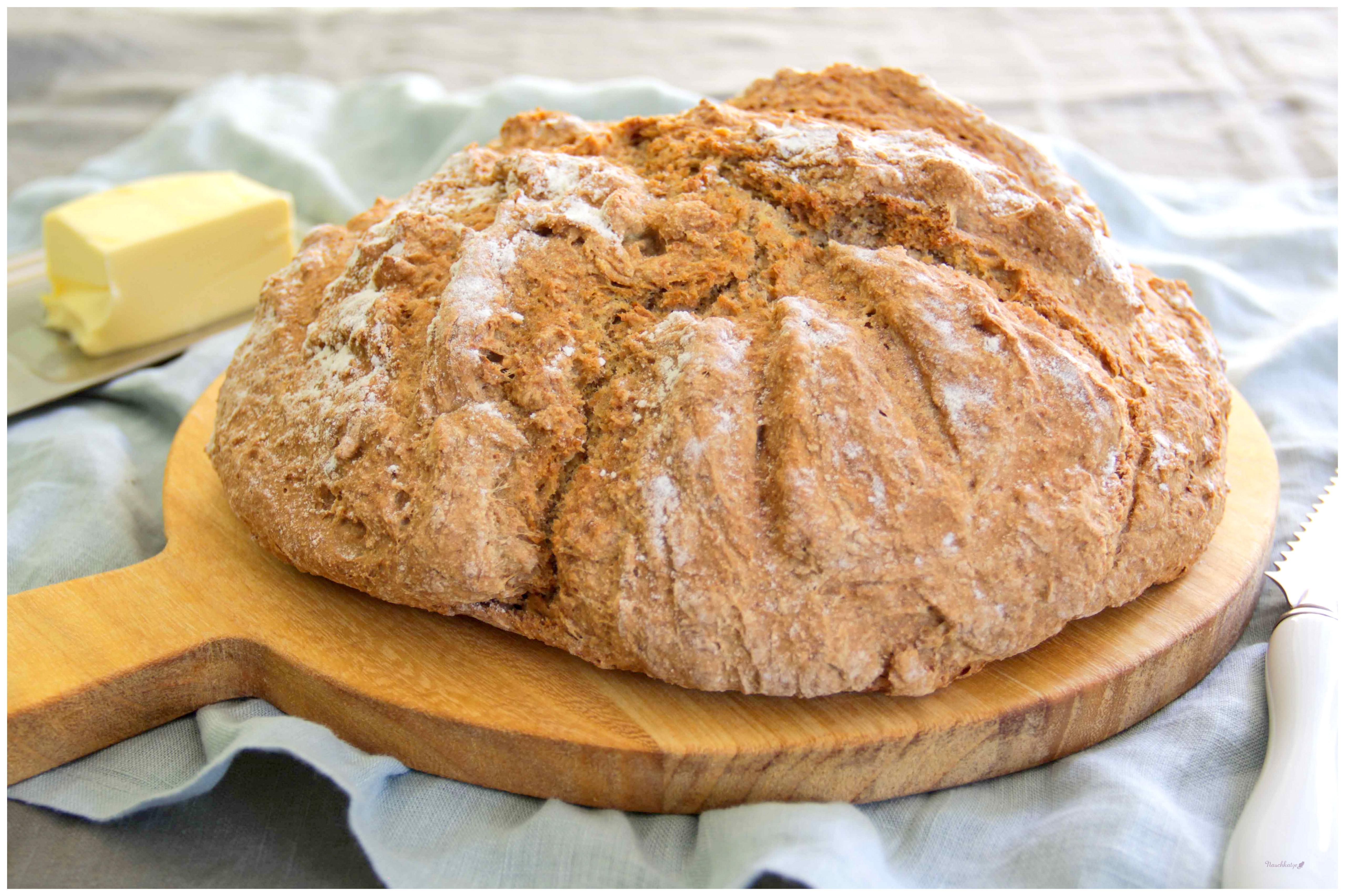 Schnelles Dinkel-Vollkorn-Sodabrot