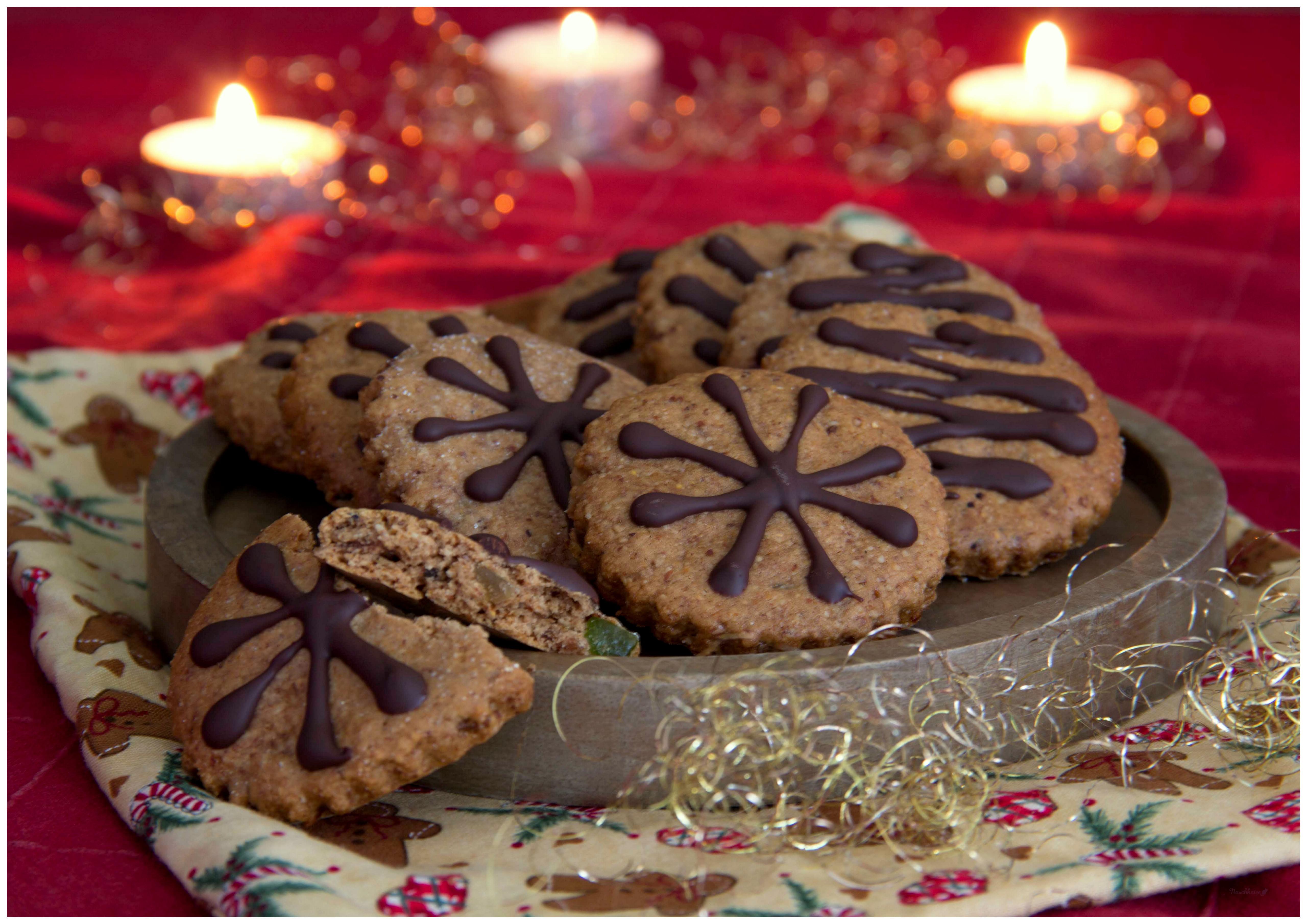 Honiglebkuchen mit getrockneten Feigen