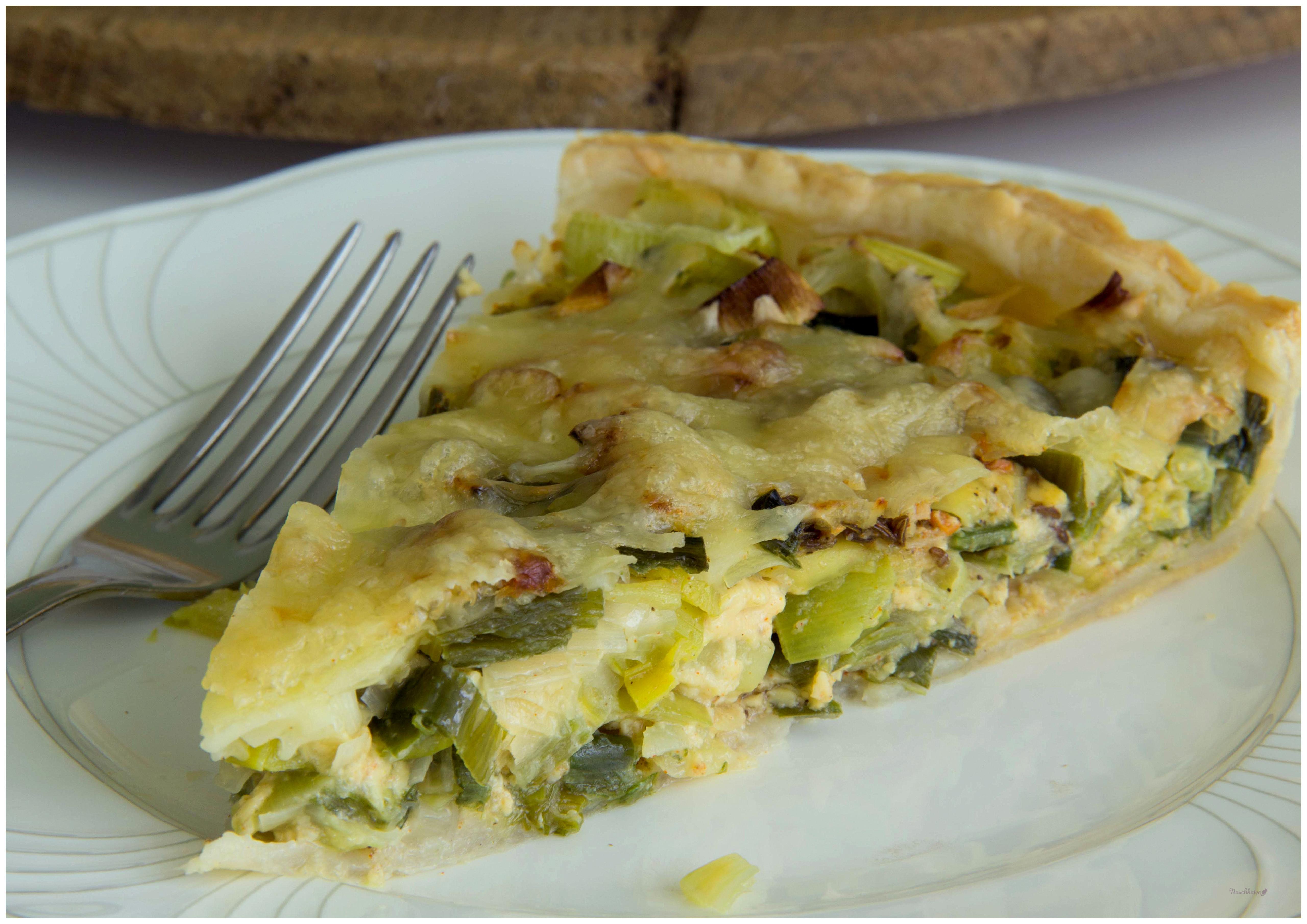 Schnelle Lauchquiche
