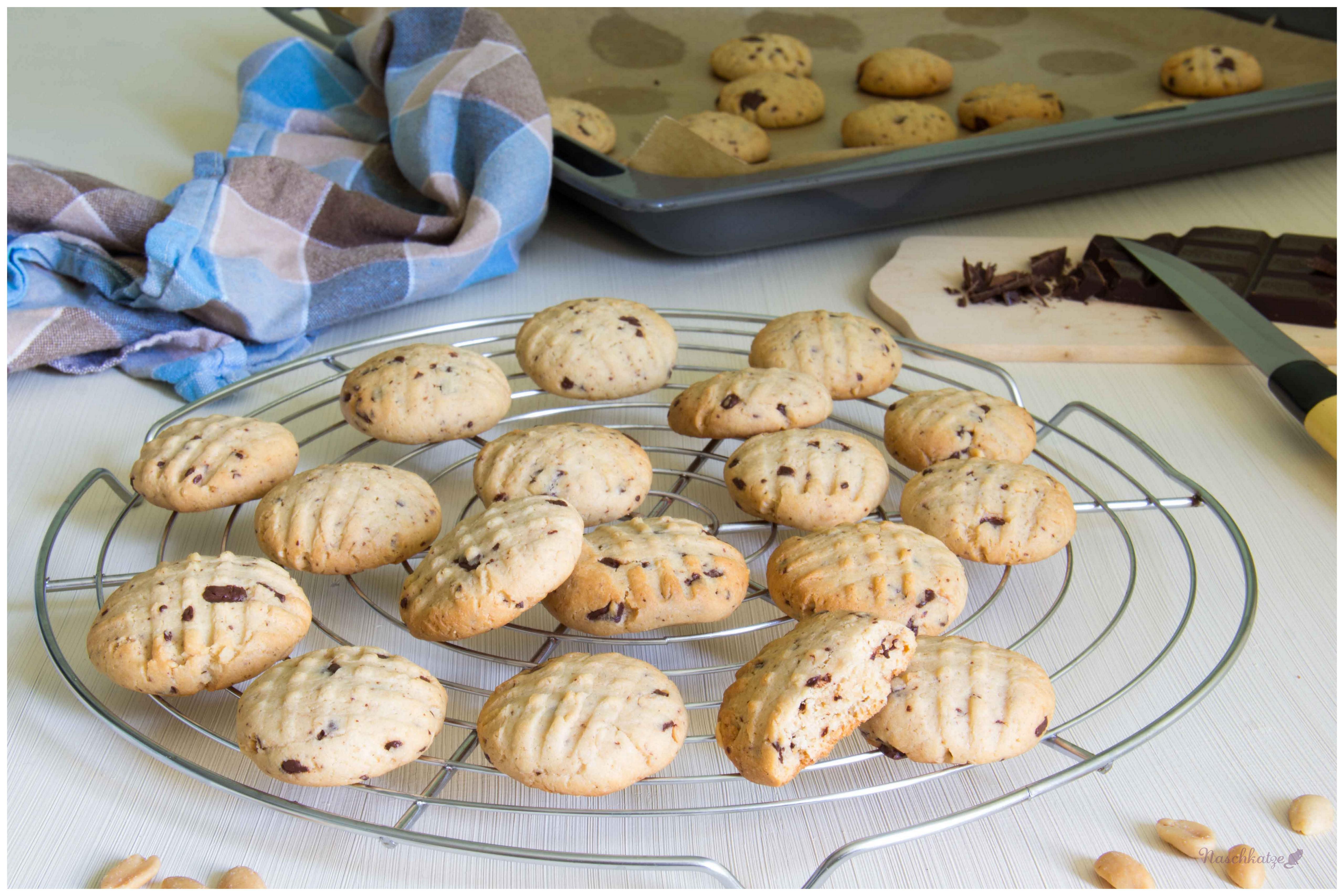 Schoko-Erdnuss-Kekse