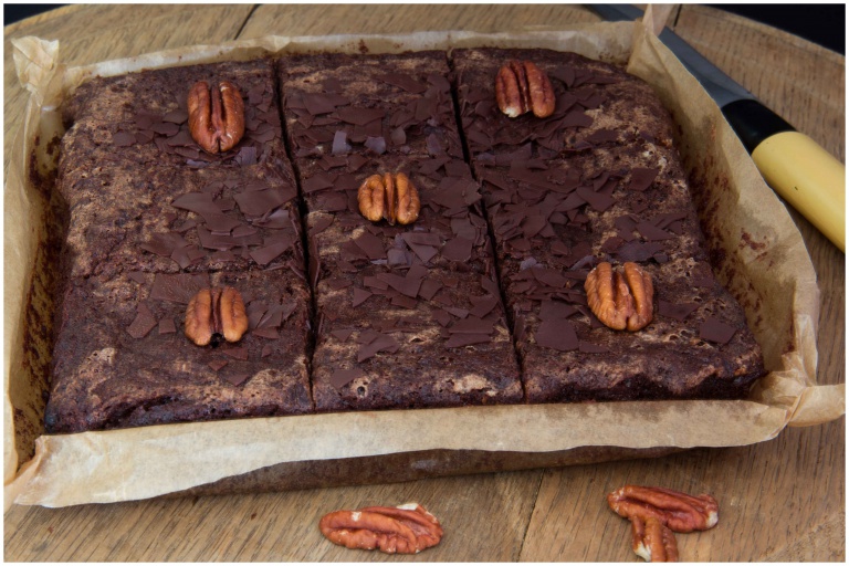 Vegane CarobBrownies