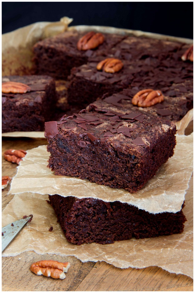 Vegane CarobBrownies