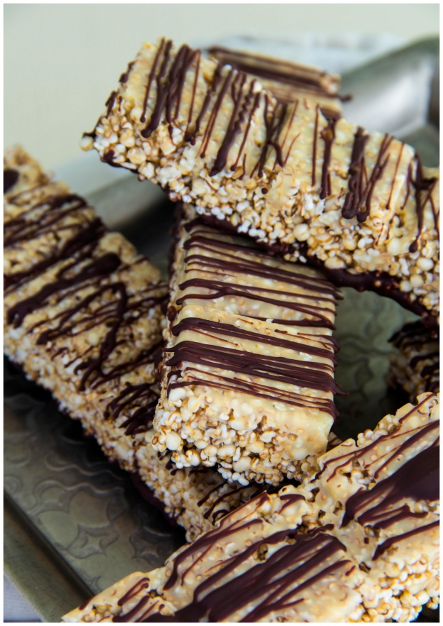 Luftig-leichte Quinoa-Amaranth-Riegel (vegan)