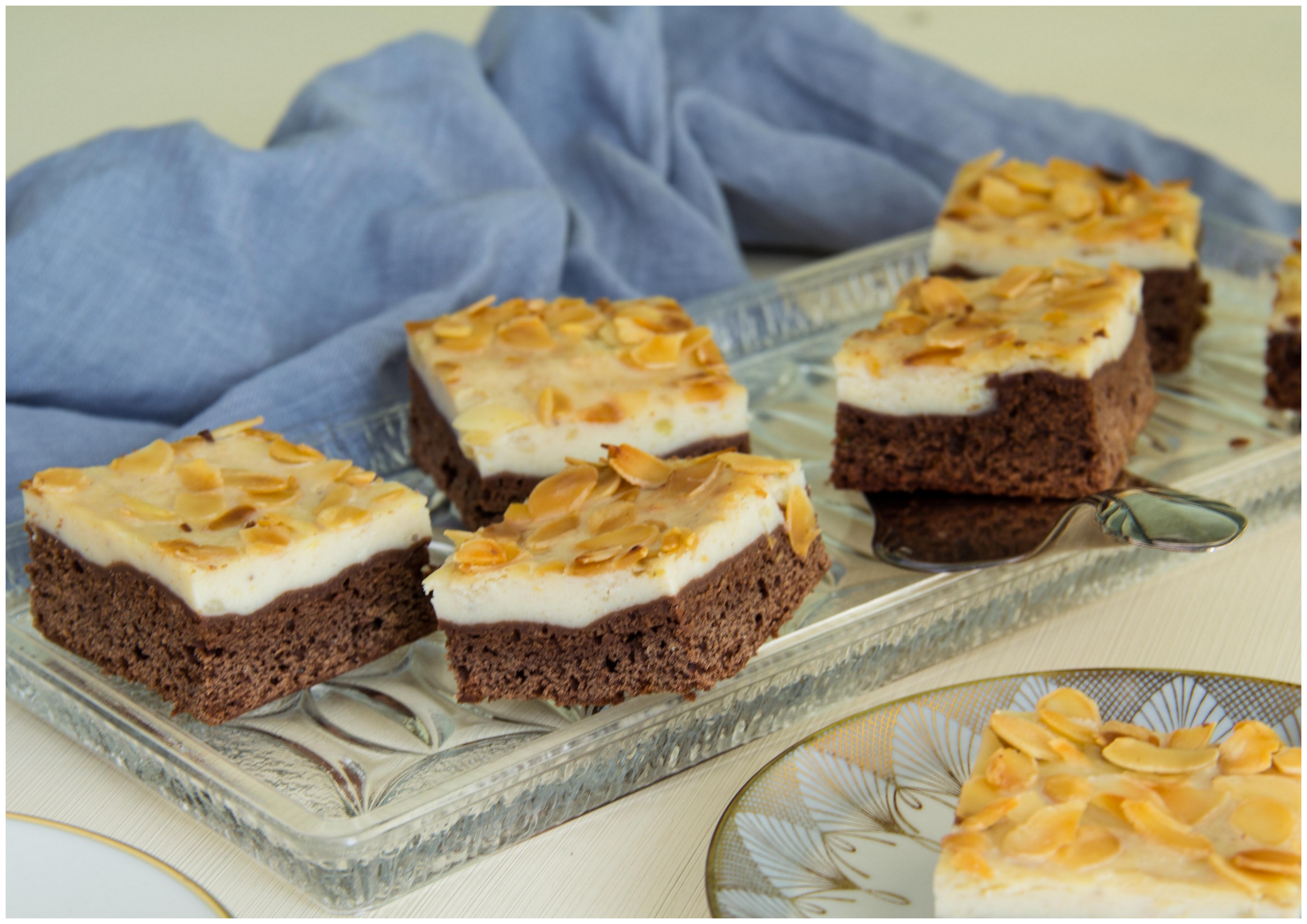 Banana-Cheesecake-Brownies (vegan)