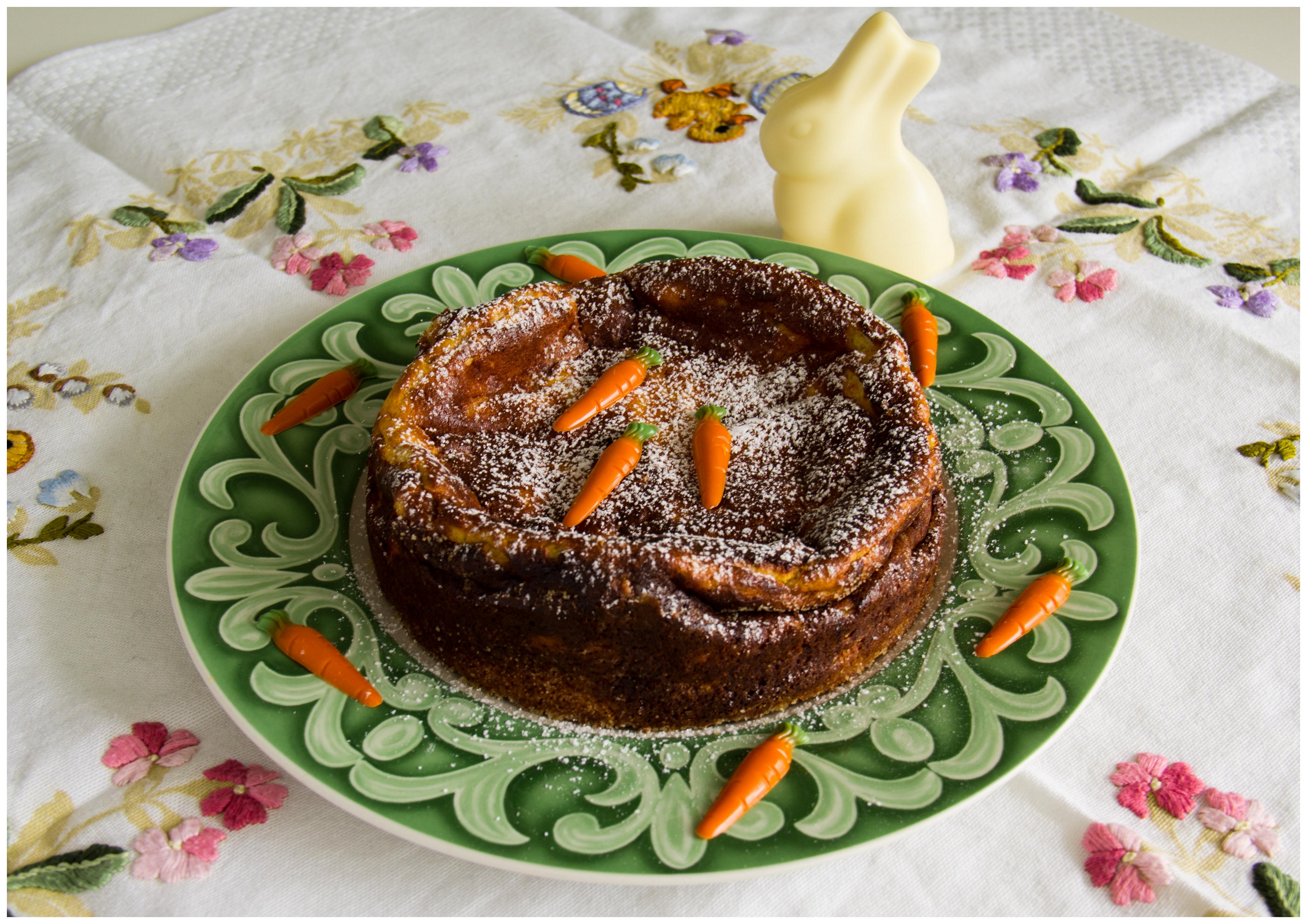 Ostern mal indisch: Käsekuchen mit Karotte & Grieß