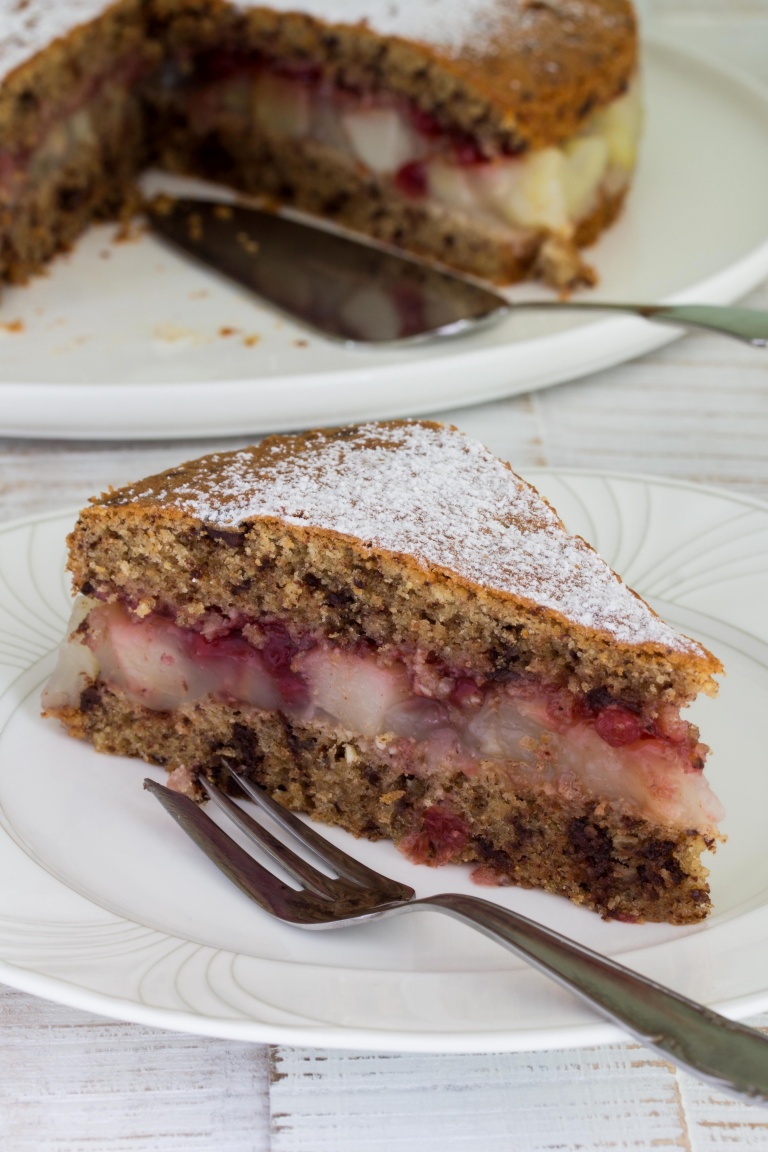 Birnen-Preiselbeer-Torte Birnen-Preiselbeer-Torte