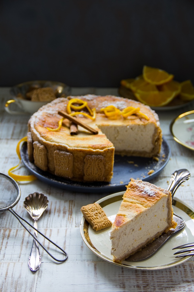 Naschkatze: Winterlicher Käsekuchen mit Orange, Zimt & Spekulatius Naschkatze: Winterlicher Käsekuchen mit Orange, Zimt & Spekulatius
