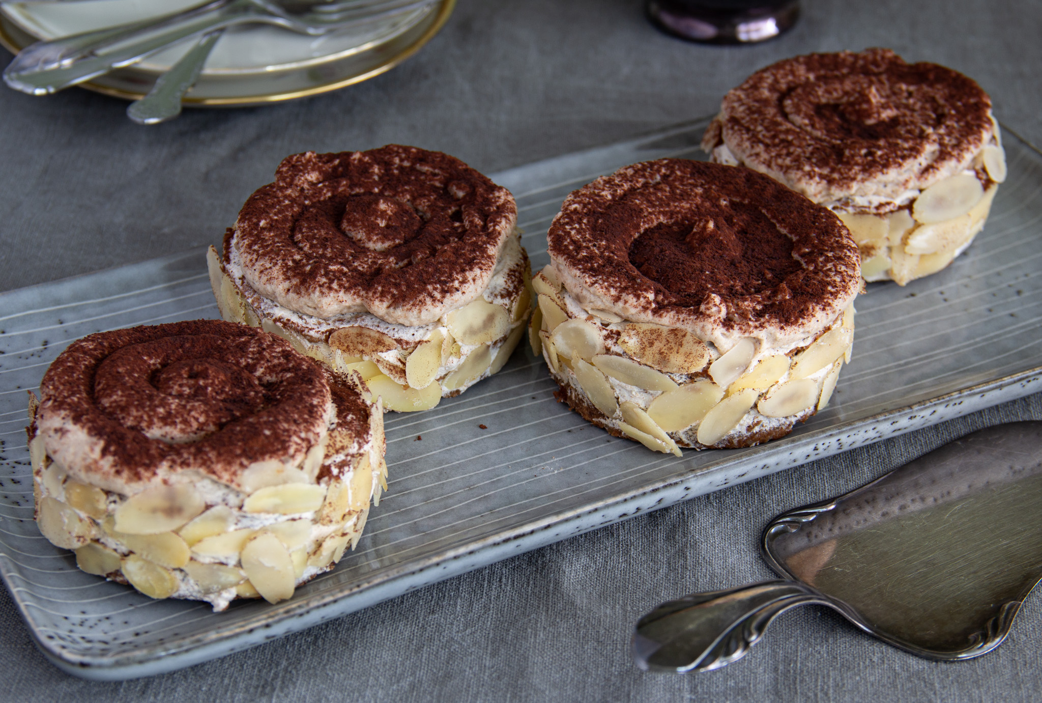 Nordbahnkrapfen mit Maronen-Zimt-Sahne